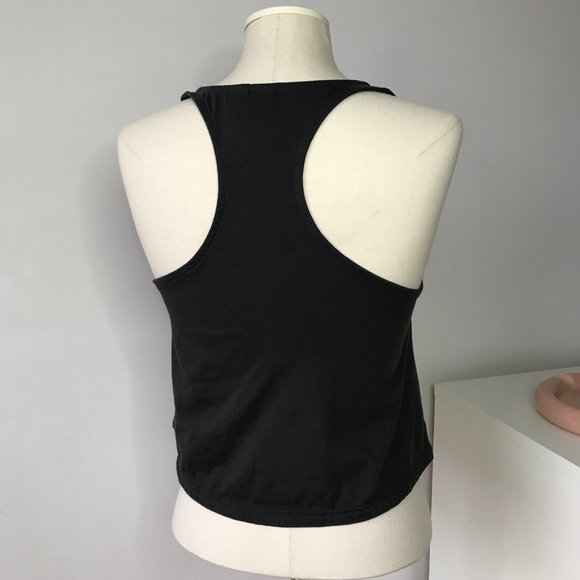 Adidas Sport ID Cotton Cropped Racerback Tank Top - Picture 4 of 5